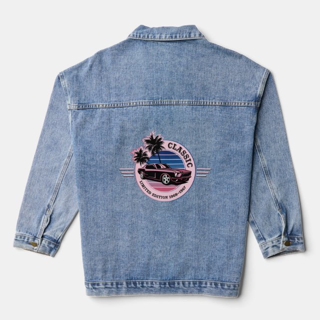 Classic limited edition  denim jacket (Back)