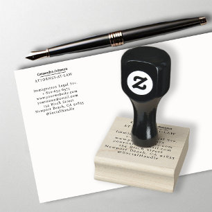 Classic Line Business Corporate Law Legal Address Rubber Stamp