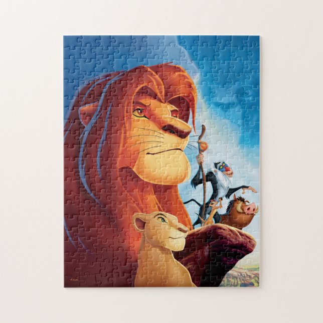 Classic Lion King Poster Art Jigsaw Puzzle (Vertical)