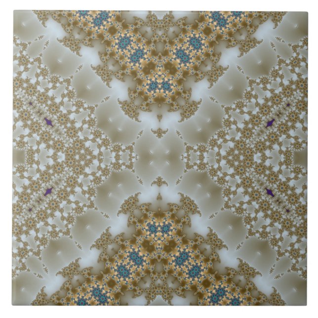 Classic liquid gold ceramic tile (Front)