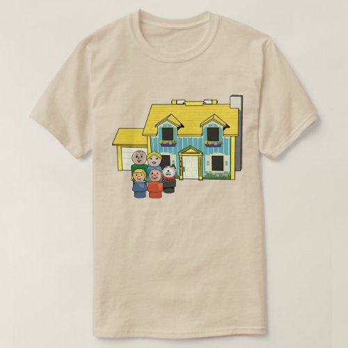 Classic Little People Family and House T_Shirt