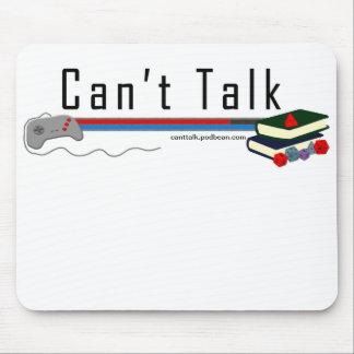 Classic Logo Can't Talk Mousepad