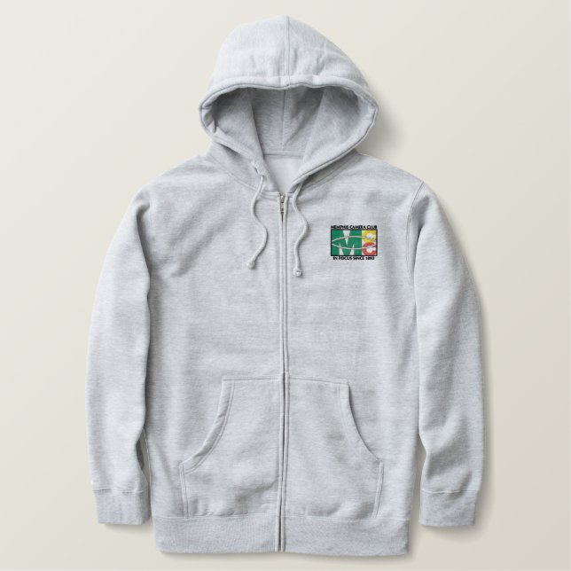 Classic Logo Embroidered Zip Hoody (Design Front)