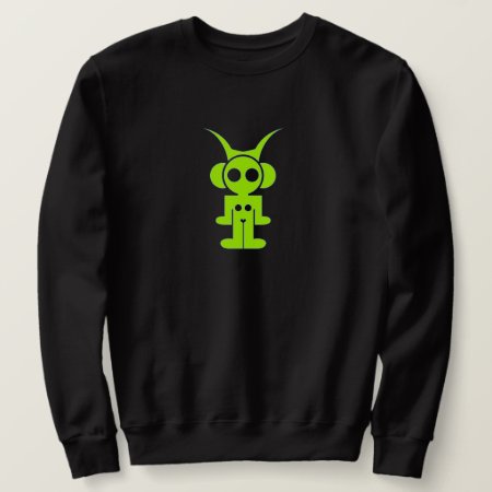Classic Logo Front -green Print Sweatshirt