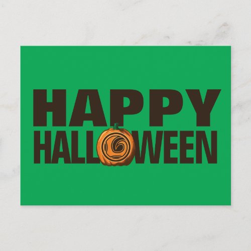 Classic Loki Logo Jack_o_lantern Postcard