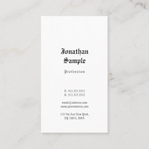 Classic Look Template Old English Text Nostalgic Business Card