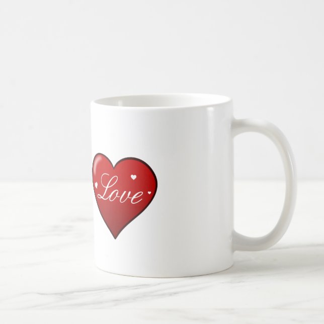 classic love heart mug (Right)