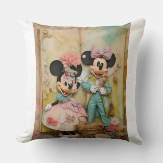 Classic Love Mickey&Minnie Sweetheart Throw pillow