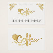 Classic loyalty coffee punch card (Front & Back)