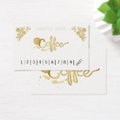 Classic loyalty coffee punch card (Desk)