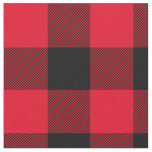 Classic Lumberjack Red and Black Buffalo Plaid Fabric