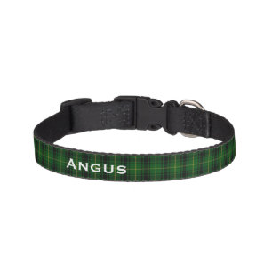 Classic MacArthur Tartan Plaid Custom Dog Collar