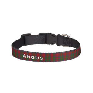 Classic MacIntosh Tartan Plaid Custom Dog Collar