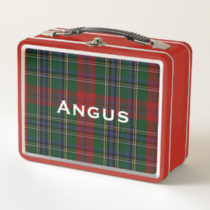 Classic MacLean Tartan Plaid Custom Metal Lunch Box