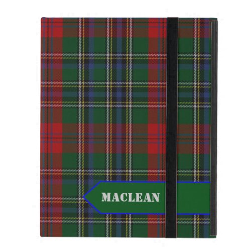 Classic MacLean Tartan Plaid iPad Case