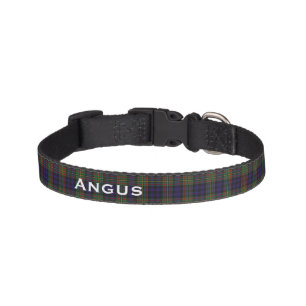 Classic MacLellan Tartan Plaid Custom Dog Collar