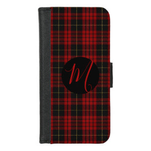 Classic MacQueen Plaid Monogrammed iPhone 8/7 Wallet Case