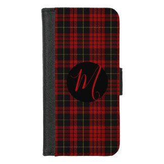 Classic MacQueen Plaid Monogrammed iPhone 8/7 Wallet Case