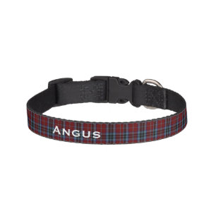 Classic MacTavish Tartan Plaid Custom Dog Collar