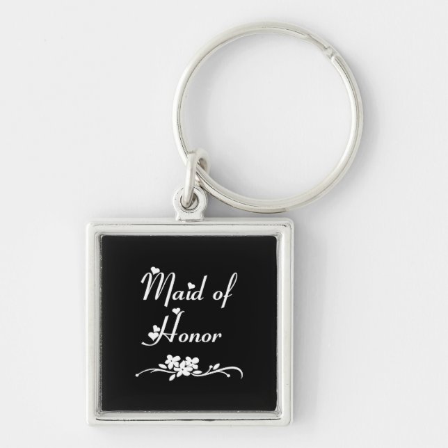 Classic Maid Of Honor Keychain (Front)
