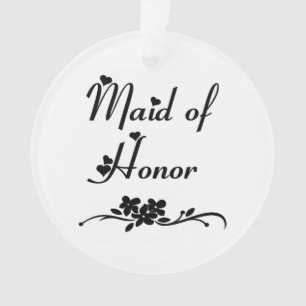 Classic Maid Of Honor Ornament