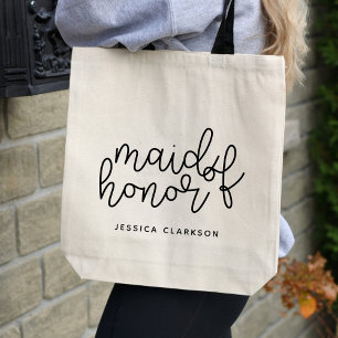 Classic Maid of Honor Tote Bag