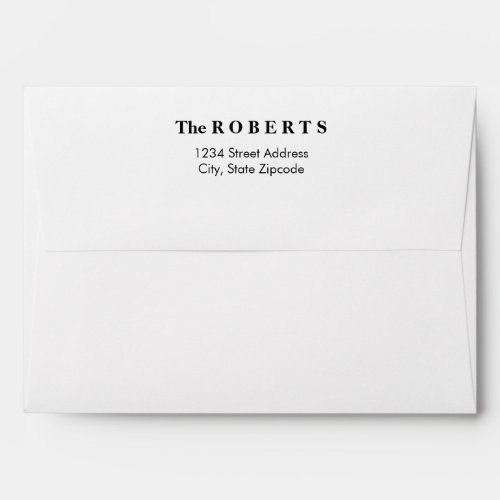 Classic Mailing Envelopes with Return Address