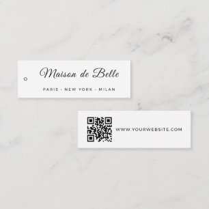 Classic Maison de Belle Script Paris Skinny Tag