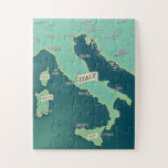Classic Map Of Italy Jigsaw Puzzle at Zazzle