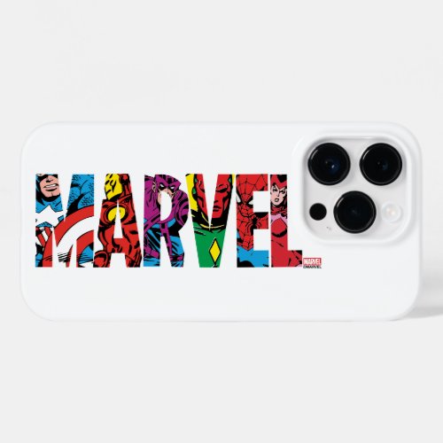 Classic Marvel Character Letter Logo Case_Mate iPhone 14 Pro Case