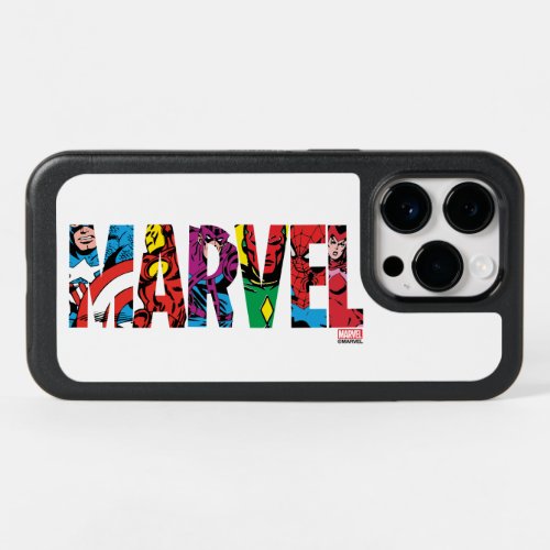 Classic Marvel Character Letter Logo OtterBox iPhone 14 Pro Case