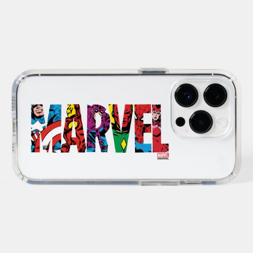 Classic Marvel Character Letter Logo Speck iPhone 14 Pro Case