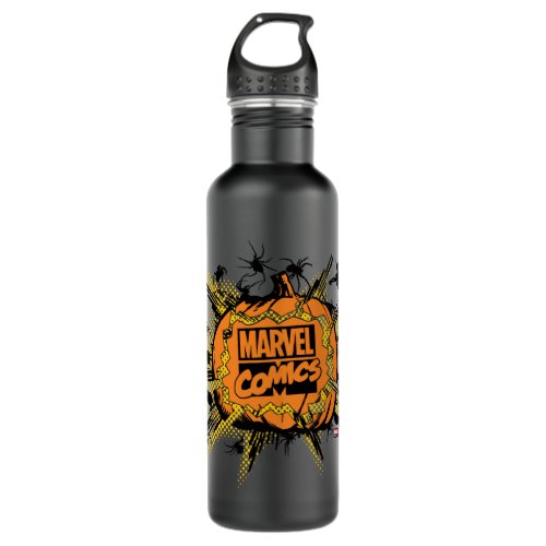 Classic Marvel Comics Logo Jack_o_lantern Stainless Steel Water Bottle