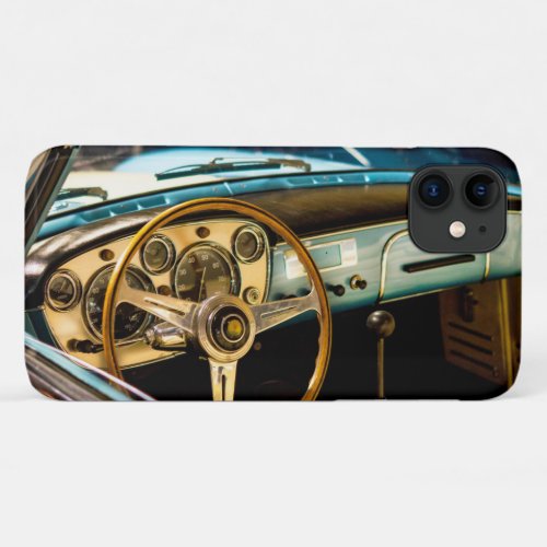 Classic Maserati Cabriolet Dashboard iPhone 11 Case