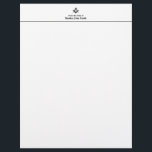 Classic Masonic Personal Letterhead<br><div class="desc">Don't be content with boring Masonic designs. This design will stand out from the crowd and show that you are a Mason that appreciates style.</div>