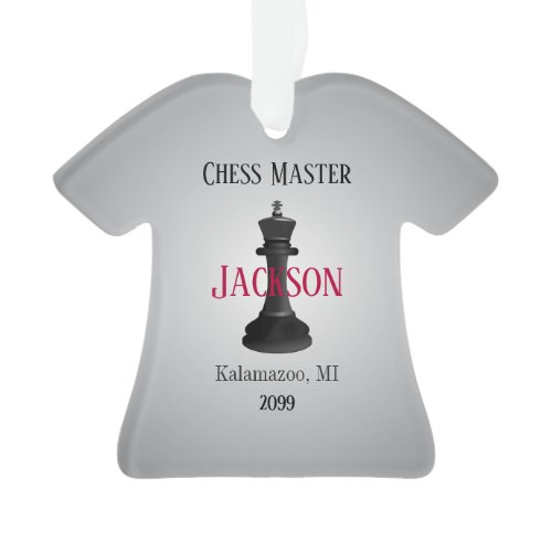 Classic Master with King Drawing Ornament