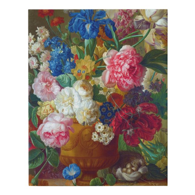 Classic Masterpieces - Painting Series - Flowers Faux Canvas Print (Front)