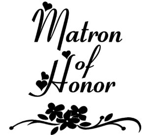 matron of honor bags zazzle