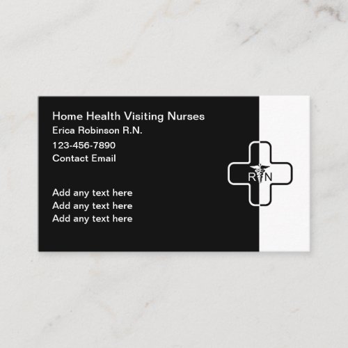 Classic Medical Home Health Nursing Business Card