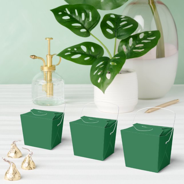 Classic Medium Emerald Green - Favor Boxes (Multiple)