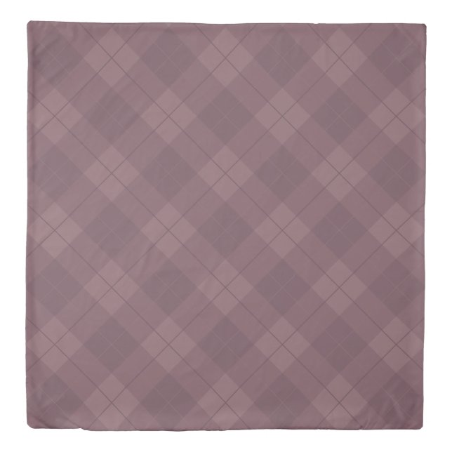 Classic Medium Plaid Gingham Pattern Duvet Cover (Front)