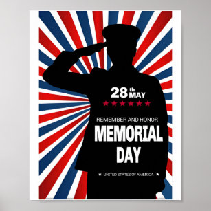 Happy Memorial Day Poster for Sale by MrTsTshirts