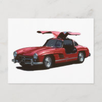 Classic Mercedes Benz SLR300 Gullwing Poster