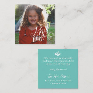 Classic Merry Christmas BUDGET Note Card