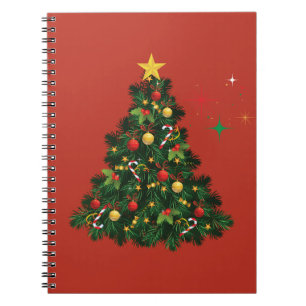 Classic Merry Christmas Notebook