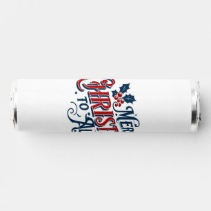 Classic Merry Christmas to All - Festive Holiday A Breath Savers® Mints
