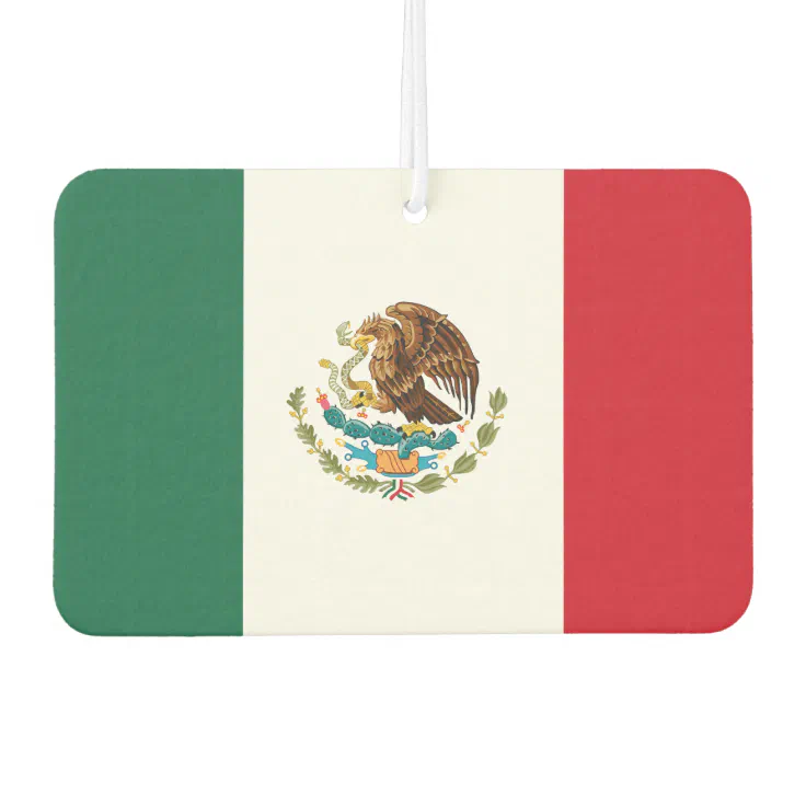 Classic Mexican Flag Car Air Freshener Zazzle