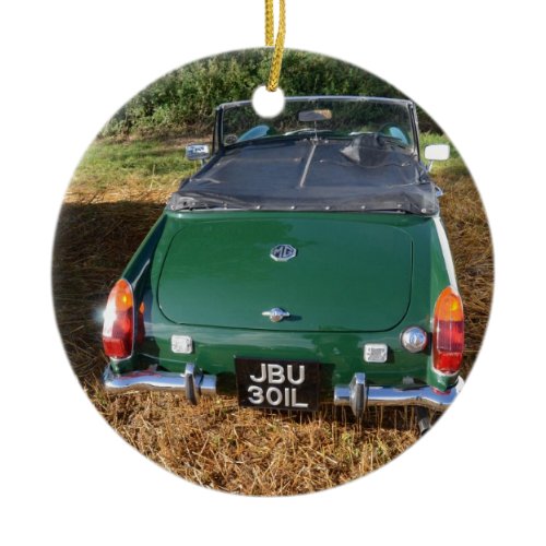 Classic MG Ceramic Ornament
