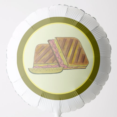 Classic Miami Cuban Sandwich Ham Pork Swiss Cheese Balloon