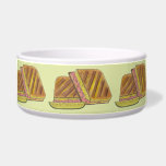 Classic Miami Cuban Sandwich Ham Pork Swiss Cheese Bowl<br><div class="desc">Illustration features a delicious Cuban sandwich--a Miami, Florida favorite! This tasty pressed sandwich, a version of a classic ham and cheese, has Cuban bread, ham, Swiss cheese, pickles, mustard, and sometimes salami. Great for your favorite Floridian! This Cuban sandwich foodie design is also available on other products. Lots of other...</div>